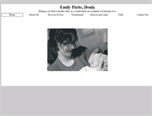 Tablet Screenshot of emily.piettes.com